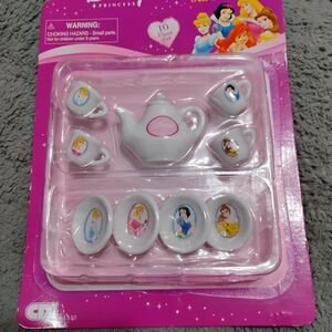 Disney Princess Tea Set for Kids - White and Pink